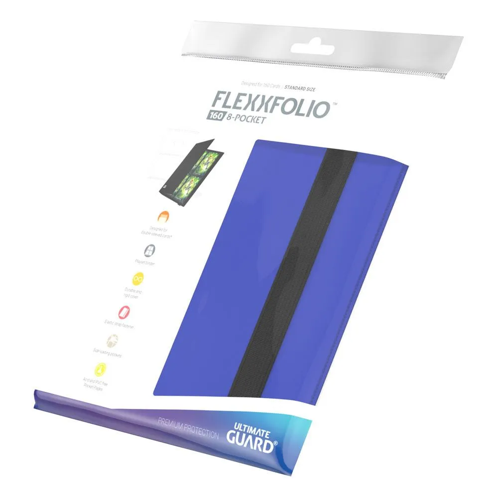 Ultimate Guard Flexxfolio (160 double-sleeved cards) 8-Pocket 70 x 97 mm - Blue